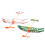 Balsa Wood Glider Plane Kit 2 pcs 3
