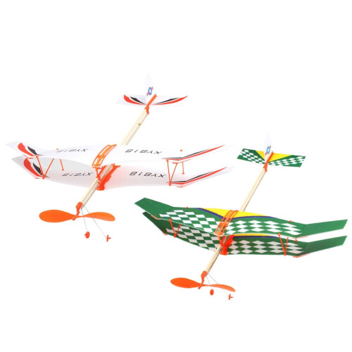 Balsa Wood Glider Plane Kit 2 pcs 2