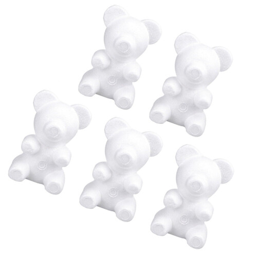 Foam Bear Mould for DIY Craft 20cm 5pcs 1