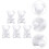 Foam Bear Mould for DIY Craft 20cm 5pcs 4