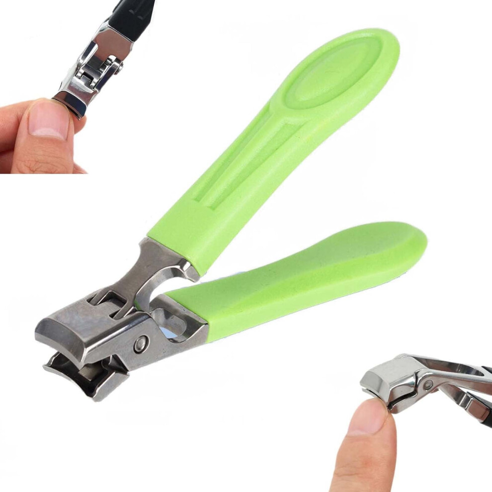 BGZLEU nail clippers for thick nails, curved sharp trimmer