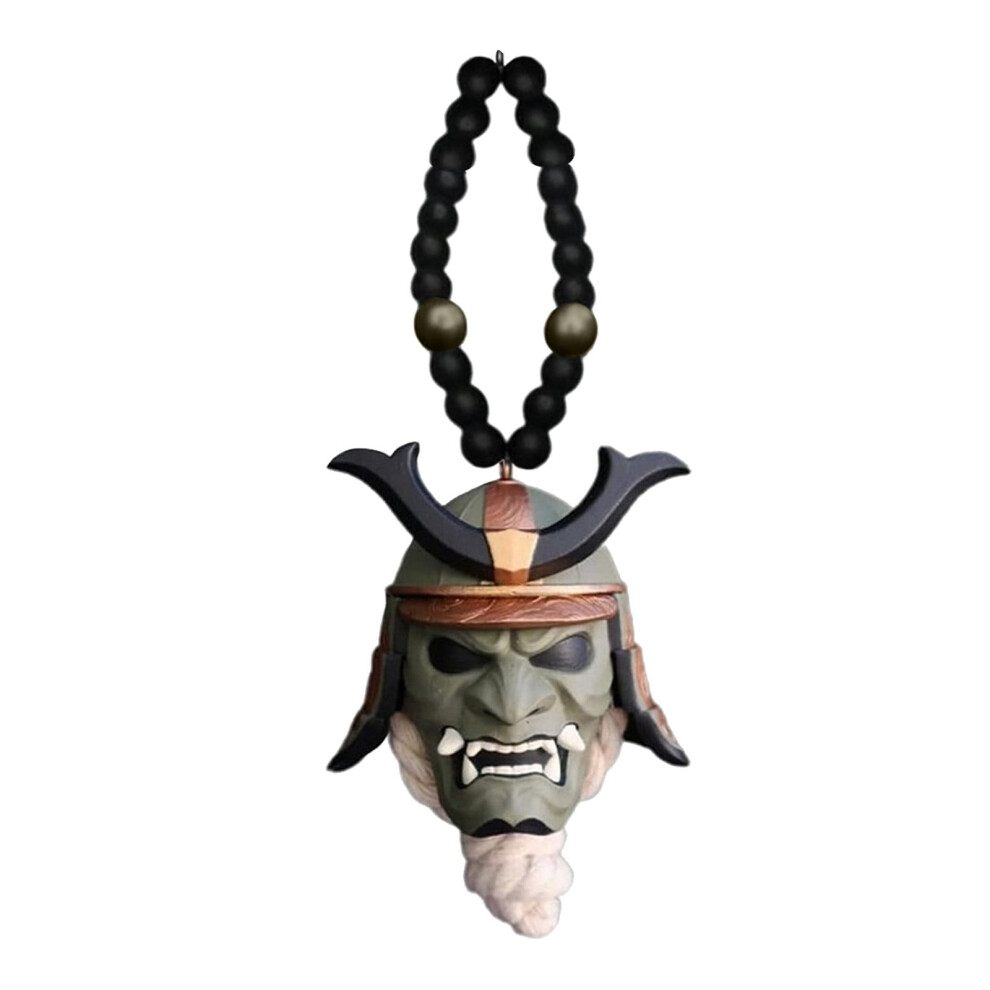 Japanese Oni Samurai Helmet Car Hanging Pendant 900223649515