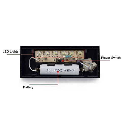 LED solar house number light outdoor wall plaque 2