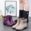 Botas de chuva femininas curtas impermeáveis de borracha até o tornozelo 4