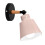Modern LED Wall Lamp with Plug Wooden Bracket 1