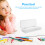 Transparent plastic pencil case portable desk organizer 2