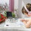 Transparent plastic pencil case portable desk organizer 4