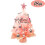 Mini Christmas Tree Artificial Pink LED Tabletop Tree 18 1