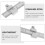 Stainless Steel Ruler with Stopper Set 3