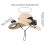 Solar Fan Hat Bred Skygge Khaki2Fans3Speeds 4