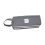 Quinlirra Pencil Box Plastic Double-Layer Dark Gray 2