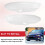 Pair(Left+Right)for  2008-2014 Car Headlight Lens Cover Replacement Transparent Lampshade Glass Shell 5