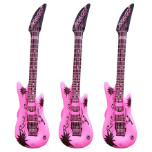 Inflatable Guitar with Strap 35 Inch 7 Colors