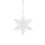 Clear Acrylic Snowflake Ornament Set 3PCS 1