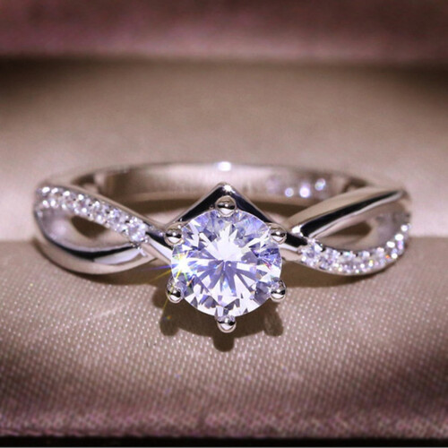 Anello da donna in lega, gioiello di moda. 2