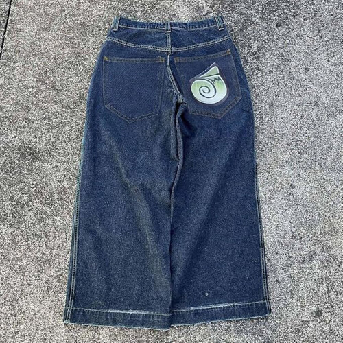 Ανδρικό τζιν παντελόνι Rainbow Baggy Retro με φαρδιά μπατζάκια και ψηλή μέση 1