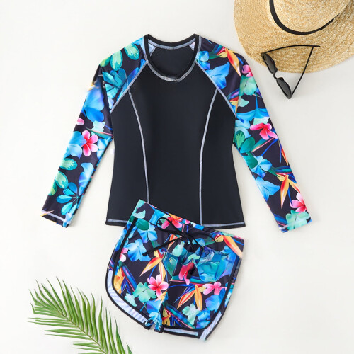 Σετ tankini με φλοράλ print για κορίτσια, 11-16 ετών 1