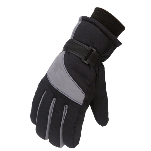 Waterproof Thermal Winter Gloves Gray 1