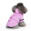 Hundebadekåpe i mikrofiber med hette, hvit, lilla, S 7