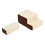 Scaletta a tre gradini in peluche per cani e gatti, beige 8