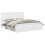VidaXL vidaXL Bed Frame with Headboard White 180 x 200 cm Solid Pine Wood 5