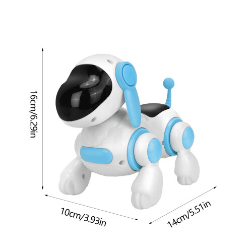 Robot Dog Toy Programmable Interactive Blue 2