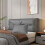 Solid Color Twin Pillowcases Gray 2-Pack 18.89" x 29" 5