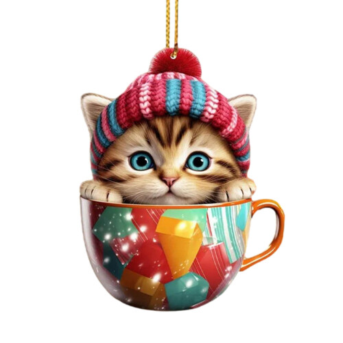 Acrylic Christmas Tree Ornament 2025 Hanging Pendant 1