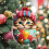 Acrylic Christmas Tree Ornament 2025 Hanging Pendant 5