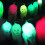 Halloween String Lights White Skull LED 10-Pack 8