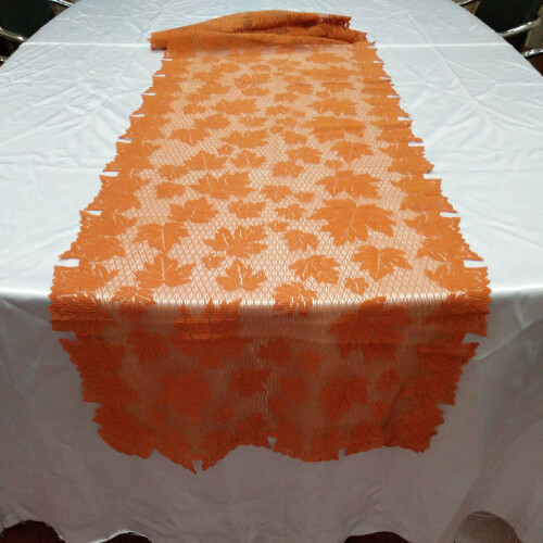Lemononstore lace tablecloth for Thanksgiving, fall 1