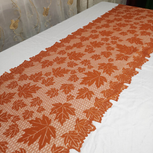 Lemononstore lace tablecloth for Thanksgiving, fall 2