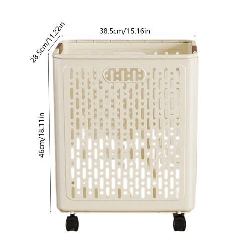 Panier à linge pliable avec poignées en plastique (1 pièce) 2