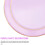 Ensemble de 32 assiettes et serviettes jetables violettes 5