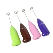 Mini mousseur à lait électrique portable, fouet pour café et chocolat, mélangeur à œufs, mousseur pour la cuisine à domicile (couleur