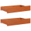 VidaXL vidaXL Bed Frame with Drawer Wax Brown 180 x 200 cm Solid Pine Wood 5
