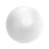 Christmas polystyrene ball decoration white 12cm 1