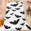 Halloween Bat Throw Blanket Soft Plush White 27.5" x 39" 5