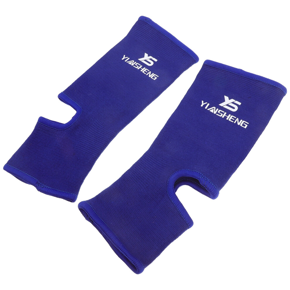 Polyester ankle brace for sports compression and sweat