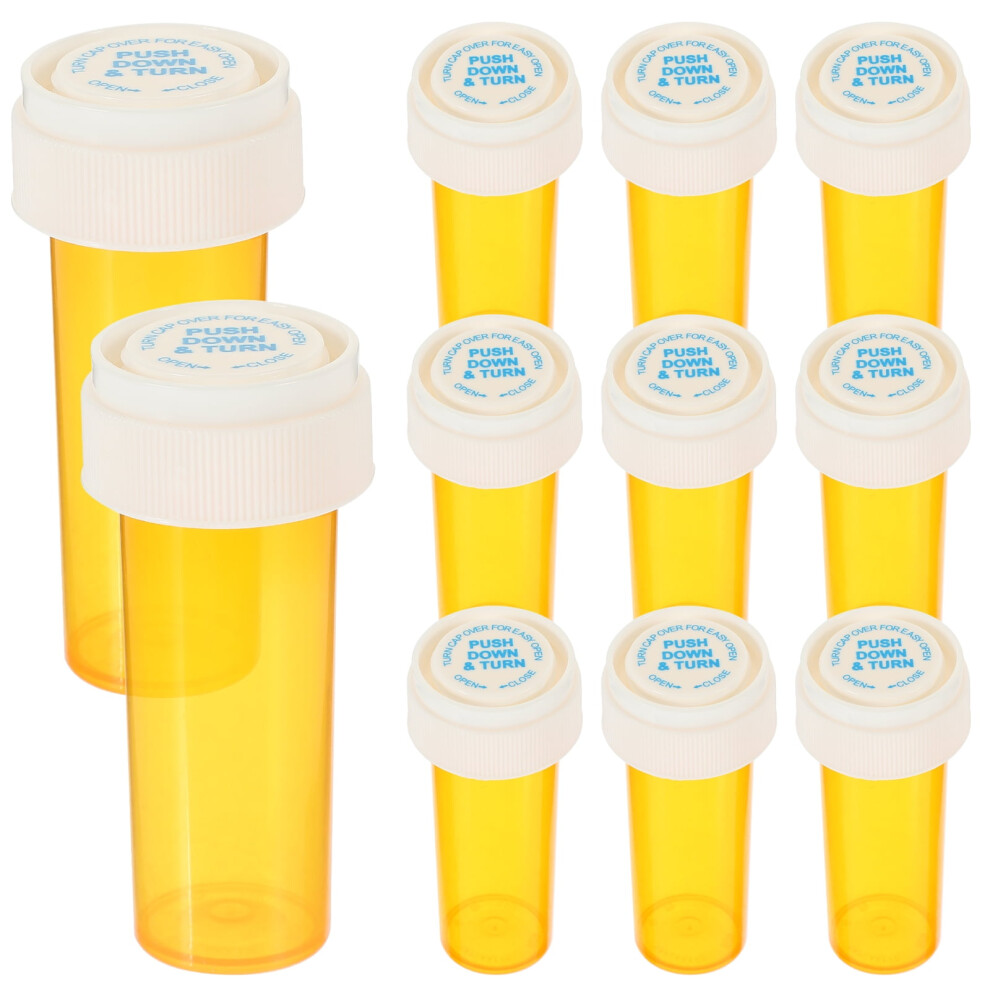 Plastic Vial Caps for 30ml Medicine Containers 12pcs