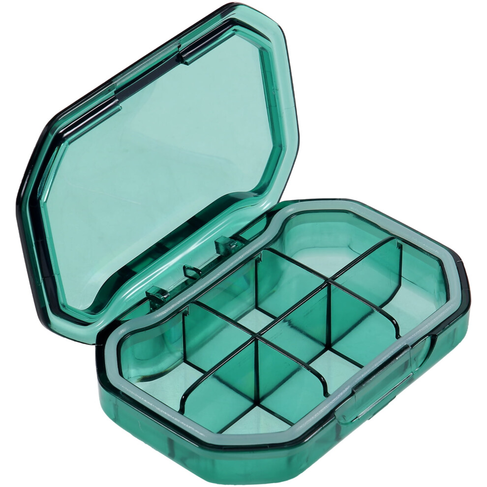 Medicine Organizer Compact 6-Grid Pill Box