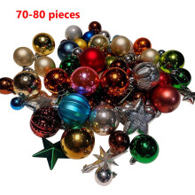 Christmas Ball Ornaments Red White 88pcs with Storage Box