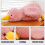 Roze pluche eendje knuffel, 25,6 inch (65 cm) 6