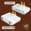 Flat Power Outlet Extender Adapter 2-Prong Thin Wall 1