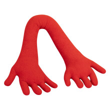 Funny Fleece Hand-Shaped Pillow Soft Long Arm Cushion