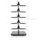 Rotating Sunglasses Display Stand Black 10-Pair 3