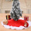 Mini julgranskjol plyschdekoration 2 st 4