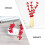 Simulated Red Berries Branches 6 pcs 5