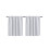 Solid Color Curtains Lightweight Blackout 2 PC White 8