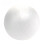 Christmas polystyrene ball decoration white 12cm 2